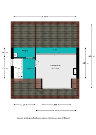Plattegrond - Pelsplein 5, 4761 KD Zevenbergen - Pelsplein 5 - 2e verdieping - 2D.jpg